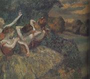 Edgar Degas Four dance oil painting artist